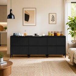 Enhance Your Home with 3 Black Sideboards