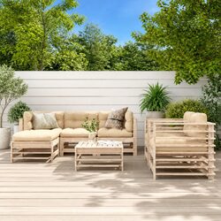 Transform Your Outdoor Space with a 7 Piece Lounge Set