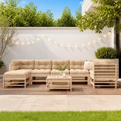 Enhance Your Outdoor Space with This 8 Piece Lounge Set