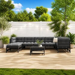Elevate Your Outdoor Space with this 8 Piece Lounge Set