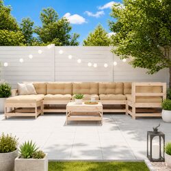 Enhance Your Outdoor Space with Our 8-Piece Lounge Set