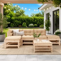 Transform Your Outdoor Space with This 6 Piece Lounge Set