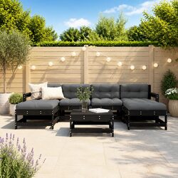 Elevate Your Outdoor Space with This 7-Piece Lounge Set