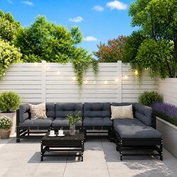 Outdoor Lounge Set with Cushions - Elevate Your Garden Space