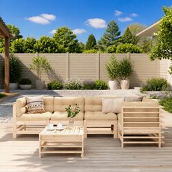 Enhance Your Patio with This Stylish 6-Piece Lounge Set