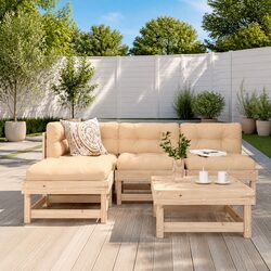 Enhance Your Outdoor Space with This 5 Piece Lounge Set