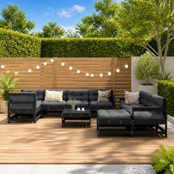 Transform Your Patio with This 10-Piece Lounge Set