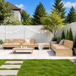 Enhance Your Outdoor Living with 6 Piece Lounge Set