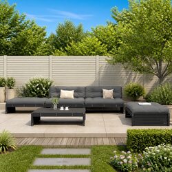Stylish 5-Piece Garden Lounge Set for Relaxation