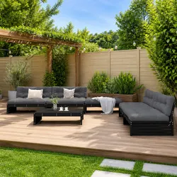 Transform Your Outdoor Space with This 6-Piece Lounge Set