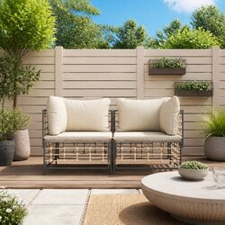 Enhance Your Garden with This Stylish Corner Sofa
