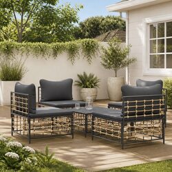 Enhance Your Outdoor Space with 5-Piece Lounge Set