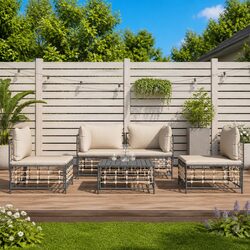 Elevate Your Outdoor Space with a 5-Piece Lounge Set