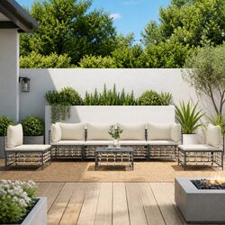 Enhance Your Garden with a 7 Piece Lounge Set