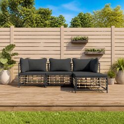 Enhance Your Outdoor Living with This 4 Piece Lounge Set