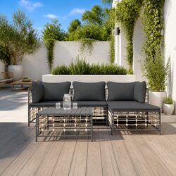 Elevate Your Outdoor Space with 4 Piece Lounge Set