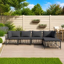 Enhance Your Outdoor Living with 5 Piece Garden Lounge Set