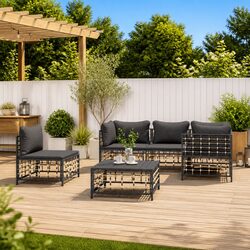 Enhance Your Outdoor Oasis with This 6-Piece Lounge Set