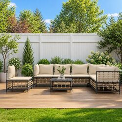 Elevate Your Outdoor Space with This 8 Piece Lounge Set