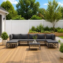 Enhance Your Outdoor Space with an 8-Piece Lounge Set