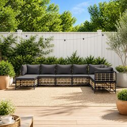 Elevate Your Outdoor Space with an 8-Piece Lounge Set