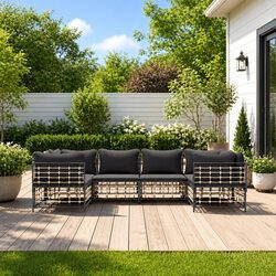 Elevate Your Outdoor Space with This 6-Piece Lounge Set