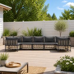 Enhance Your Outdoor Living with 7 Piece Lounge Set