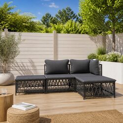 Enhance Your Outdoor Space with a 4-Piece Lounge Set