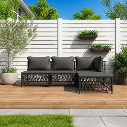 Elevate Your Outdoor Space with 4 Piece Lounge Set