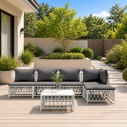 Elevate Your Outdoor Space with a 6 Piece Lounge Set