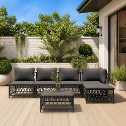 Enhance Your Outdoor Space with a 6-Piece Lounge Set
