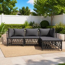 Enhance Your Outdoors with a 4 Piece Lounge Set