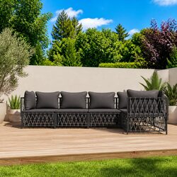 Enhance Your Outdoor Space with This 5-Piece Lounge Set