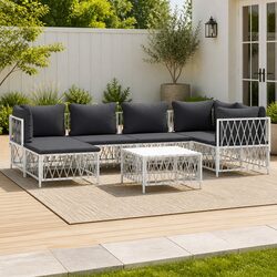 Enhance Your Outdoor Space with a 7-Piece Lounge Set