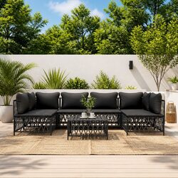 Enhance Your Outdoor Space with a 7-Piece Lounge Set