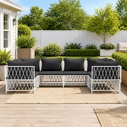 Comfortable 6 Piece Outdoor Lounge Set for Your Garden