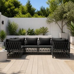Upgrade Your Outdoor Space with a 6-Piece Garden Lounge Set