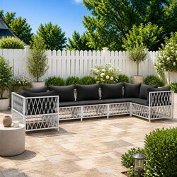 Upgrade Your Outdoor Living with This 7 Piece Lounge Set