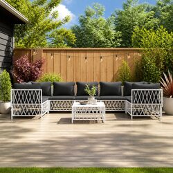 Elevate Your Outdoor Space with an 8-Piece Lounge Set