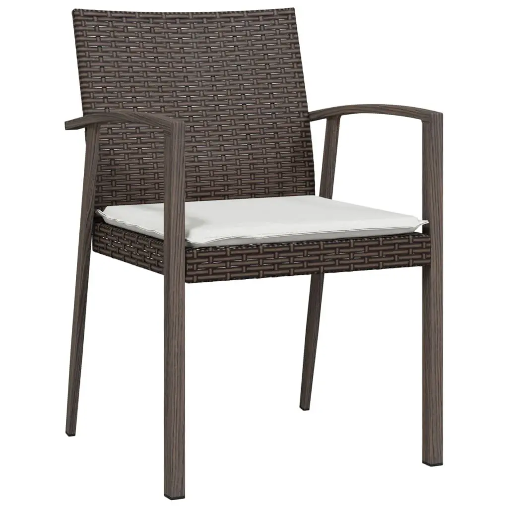 Garden Dining Set 7 Piece Outdoor Furniture Weather Resistant PE Rattan Steel Frame