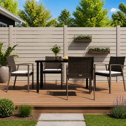 Enhance Your Outdoor Living with This 5-Piece Dining Set