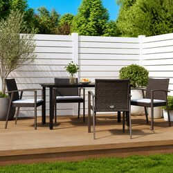 Elevate Your Outdoor Space with This 5-Piece Dining Set