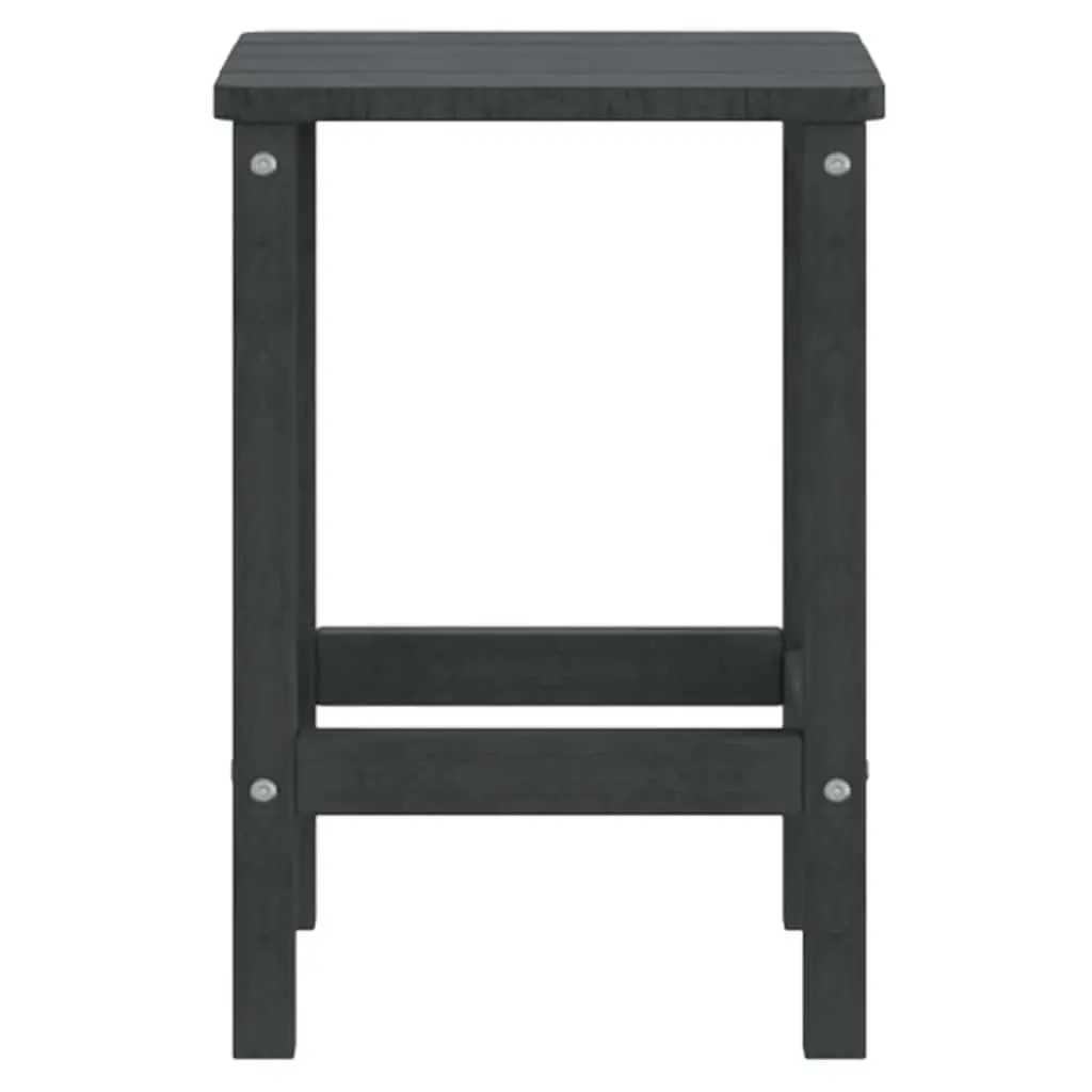 Adirondack Side Table 38W x 38D x 46H cm Weather-resistant UV-resistant HDPE Outdoor Patio Furniture Anthracite