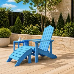Enhance Your Outdoor Space with a Blue Adirondack Chair