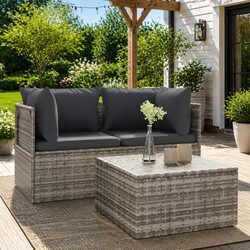 Transform Your Outdoor Space with 3 Piece Lounge Set