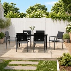 Elevate Your Patio with This 7 Piece Dining Set