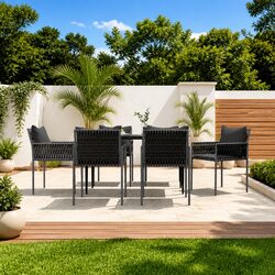 Enhance Your Outdoors with This Set of 6 Garden Chairs