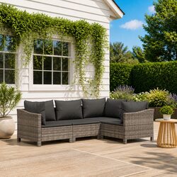Enhance Your Outdoor Space with a 4-Piece Garden Lounge Set