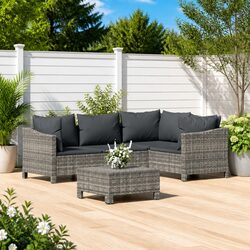 Transform Your Outdoor Space with This 5 Piece Lounge Set