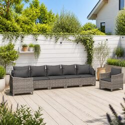 Upgrade Your Outdoor Space with This 7-Piece Lounge Set